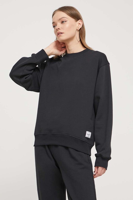 Бавовняна кофта Herschel бавовна чорний 50297.00001