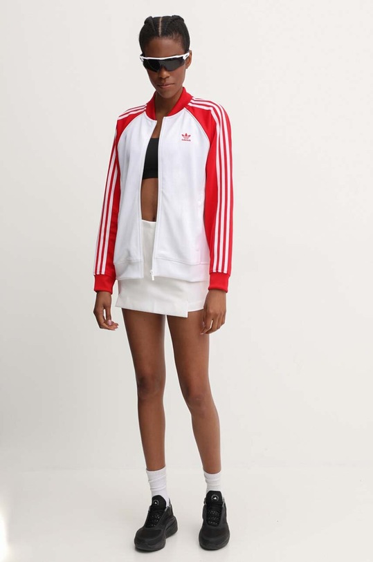 Mikina adidas Originals Adicolor Classics SST bez kapuce bílá IM9810