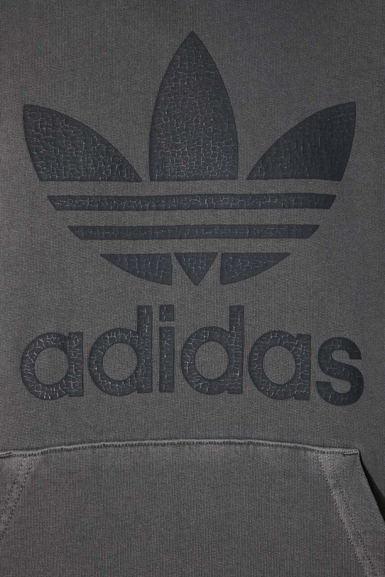 Βαμβακερή μπλούζα adidas Originals Washed Trefoil Hoody IN2269