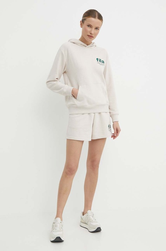 Fila bluza Lima FAW0737 beżowy SS24