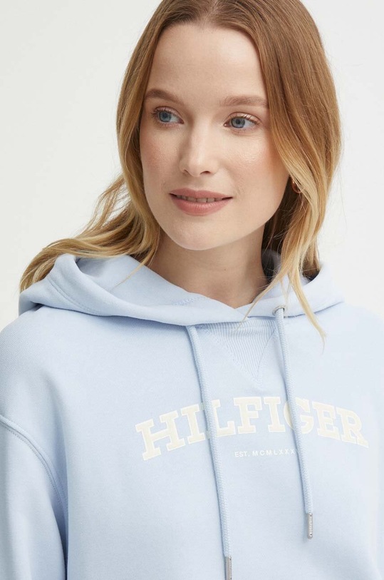 Tommy Hilfiger bluza bawełniana niebieski WW0WW41236