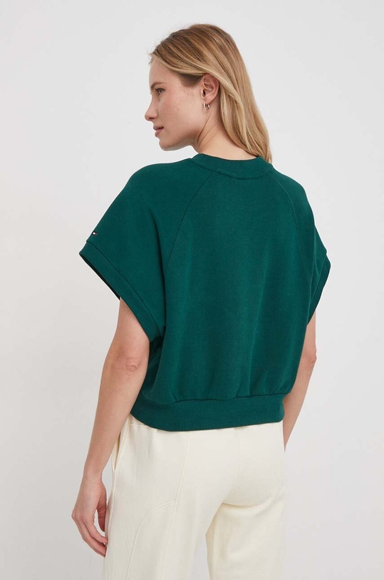 Odzież Tommy Hilfiger bluza bawełniana WW0WW41240 zielony