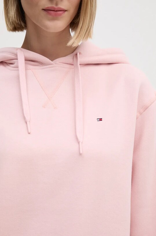 Tommy Hilfiger bluza bawełniana WW0WW41245 różowy