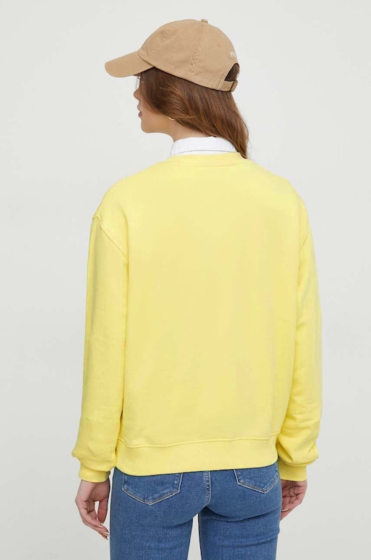 Odzież Tommy Hilfiger bluza bawełniana WW0WW41758 żółty