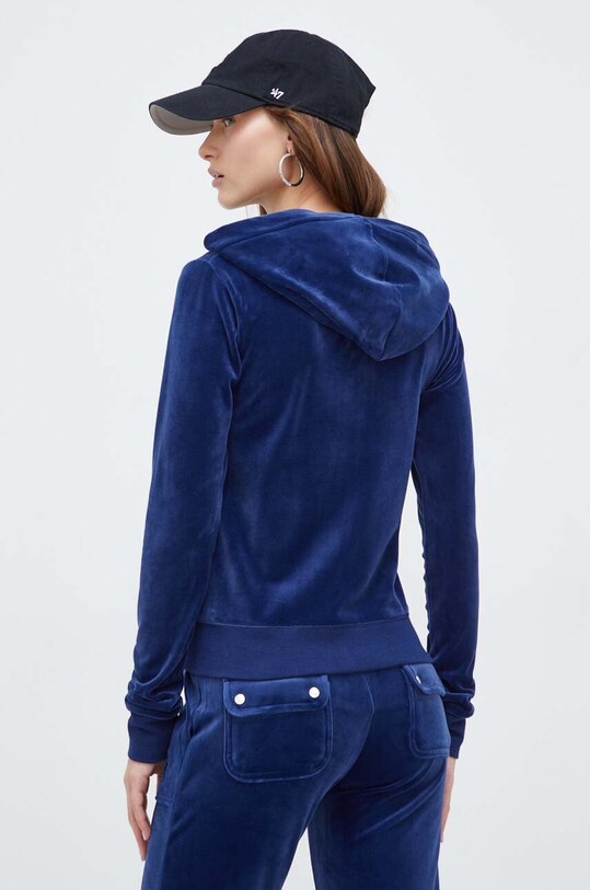 Odzież Juicy Couture bluza welurowa JCAP176.484 granatowy