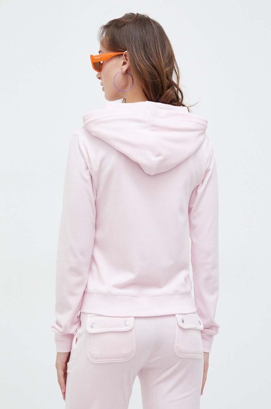 Îmbrăcăminte Juicy Couture bluză din velur JCAP176.381 roz