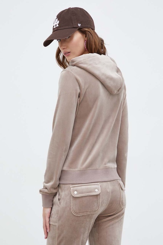 Odzież Juicy Couture bluza welurowa JCAP176.379 beżowy
