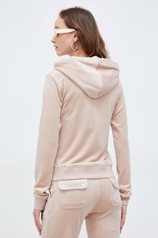 Ruházat Juicy Couture velúr pulóver JCAP176.607 bézs
