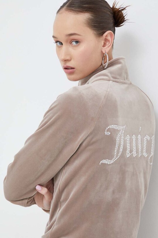 Juicy Couture bluza imprimeu bej JCAPW044.379