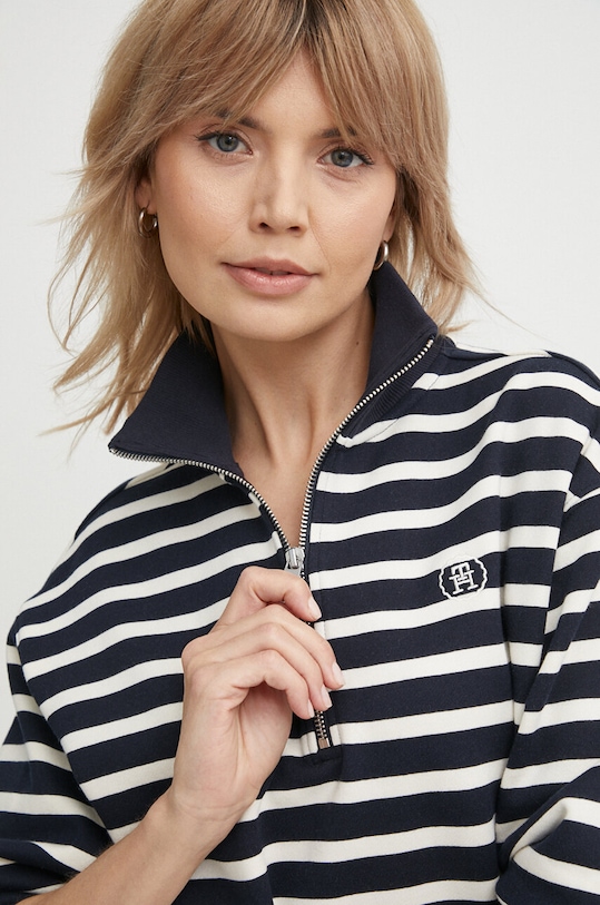 Tommy Hilfiger bluza bawełniana granatowy WW0WW41230