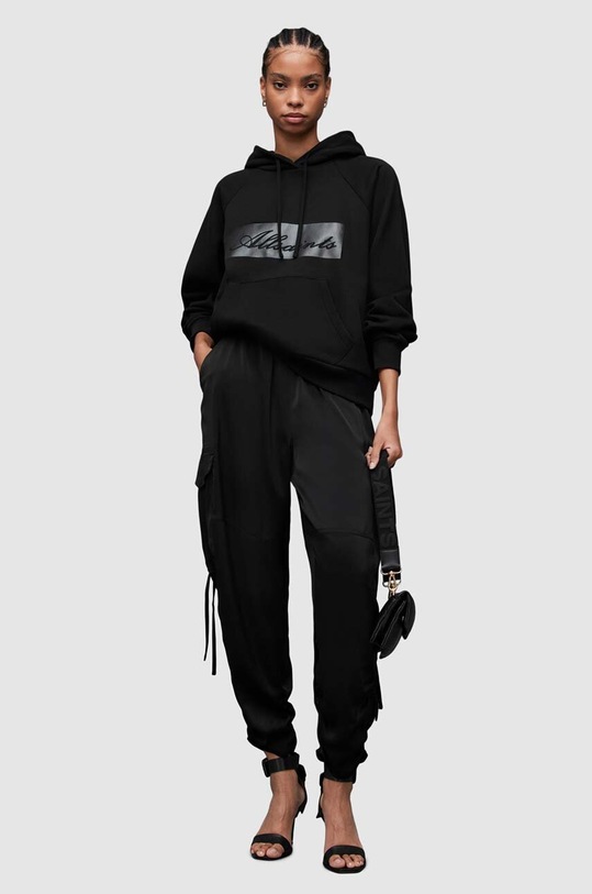 Μπλούζα AllSaints Elle WM174Z μαύρο