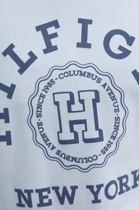 Bavlnená mikina Tommy Hilfiger WW0WW41239 modrá