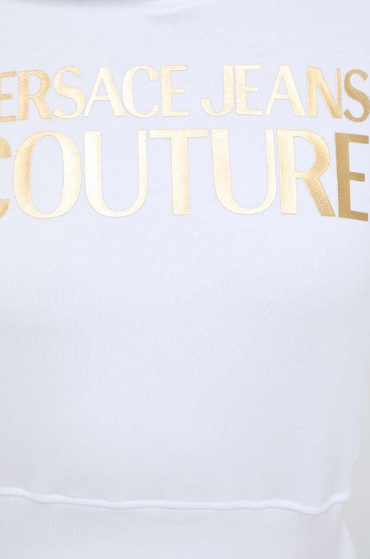 Bavlněná mikina Versace Jeans Couture 76HAIT04 bílá