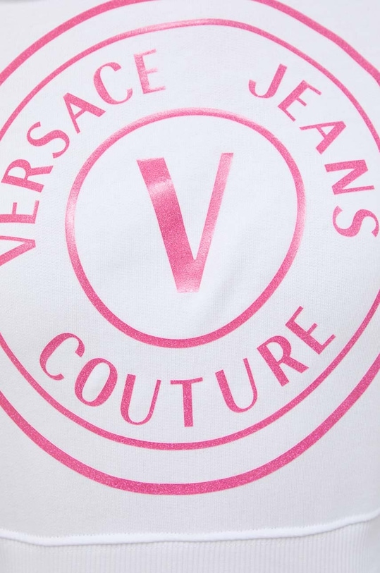 Бавовняна кофта Versace Jeans Couture 76HAIG05 білий