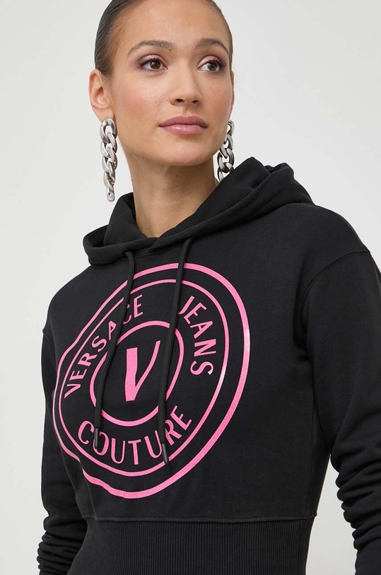 Bavlněná mikina Versace Jeans Couture černá 76HAIG05