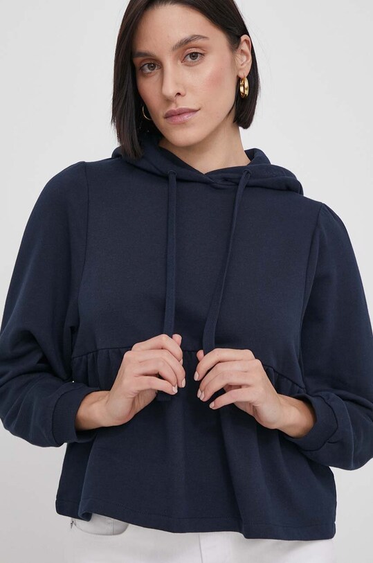 Кофта Pepe Jeans JORDAN з капюшоном темно-синій PL581429