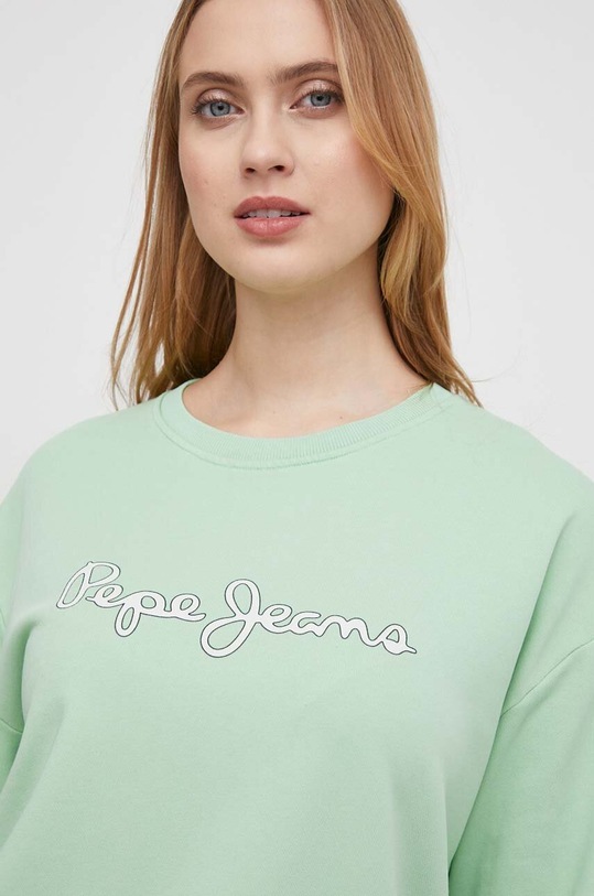Pepe Jeans bluza verde PL581430