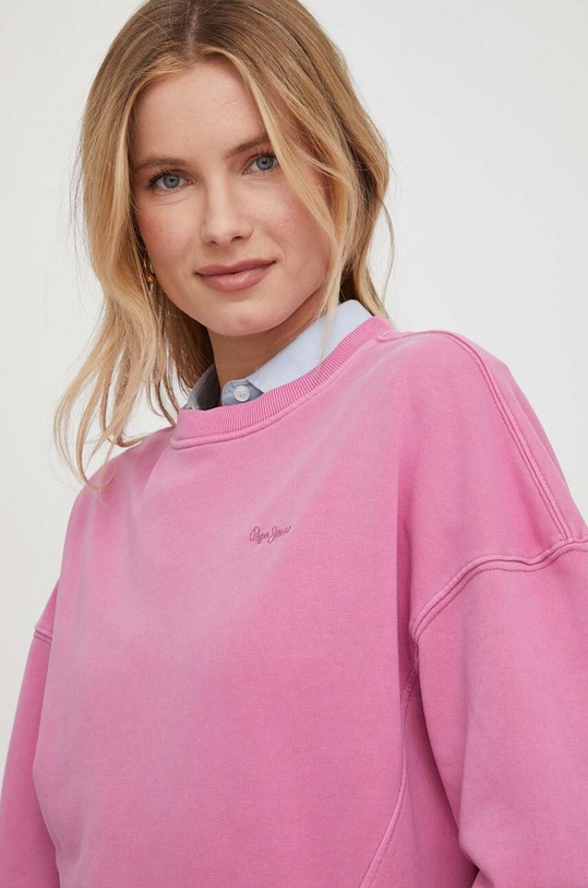 Pepe Jeans bluza LYNETTE różowy PL581432