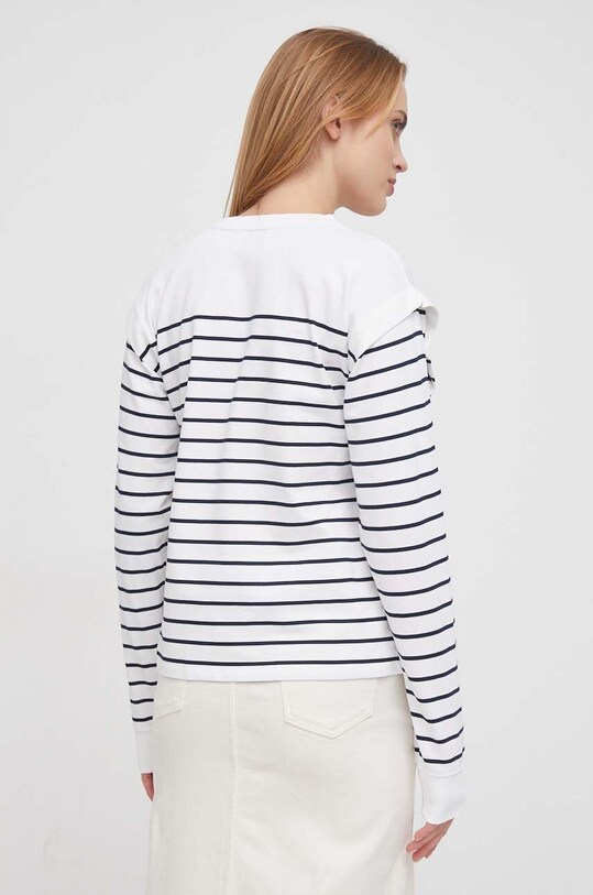 Îmbrăcăminte Pepe Jeans hanorac de bumbac PL581433 alb