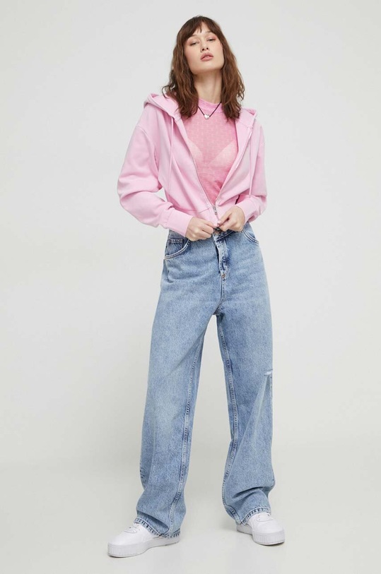 HUGO Blue bluza 50511473 różowy SS24