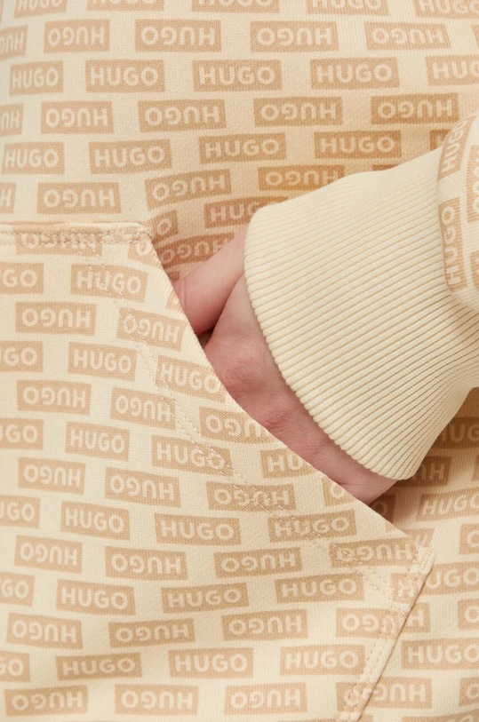 Bavlněná mikina Hugo Blue 50511572 béžová