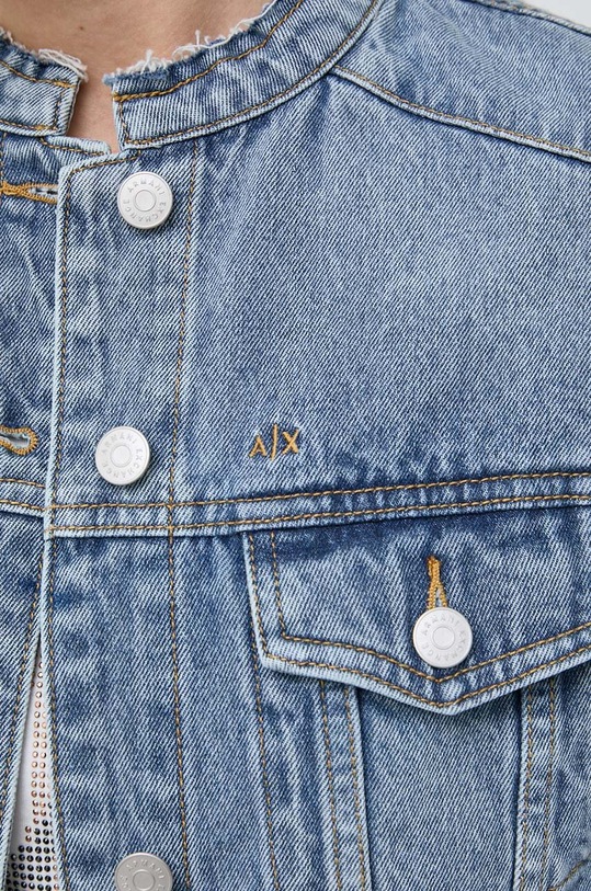 Džínová bunda Armani Exchange 3DYB60.Y14BZ modrá