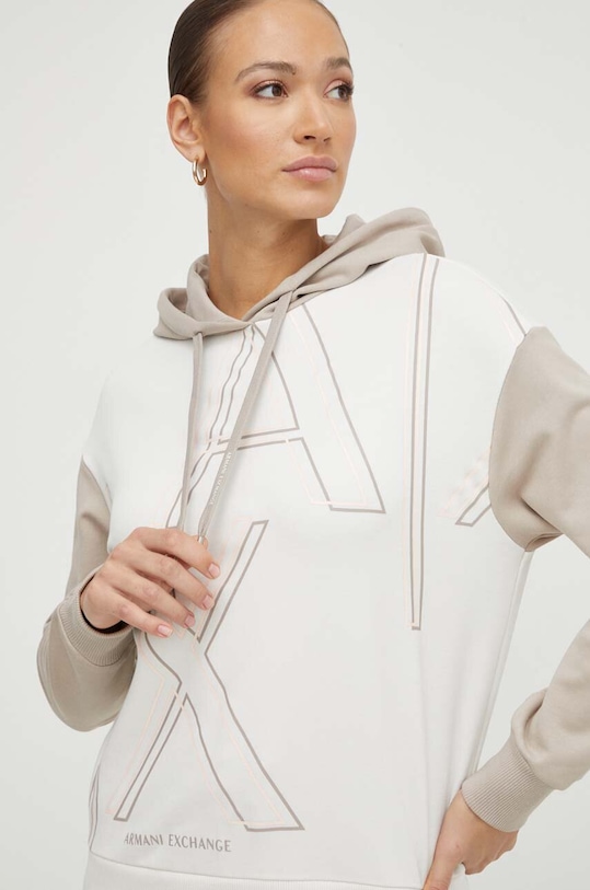 Armani Exchange bluza beżowy 3DYM09.YJEBZ