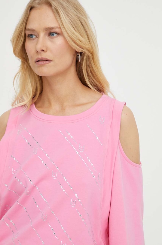 Liu Jo bluza różowy TA4170.FS090