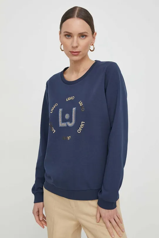 Liu Jo bluza aplikacja granatowy TA4225.FS090