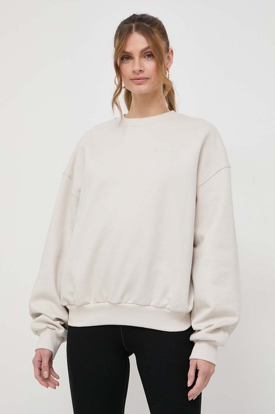 La Mania bluza bawełniana bawełna beżowy WHY
