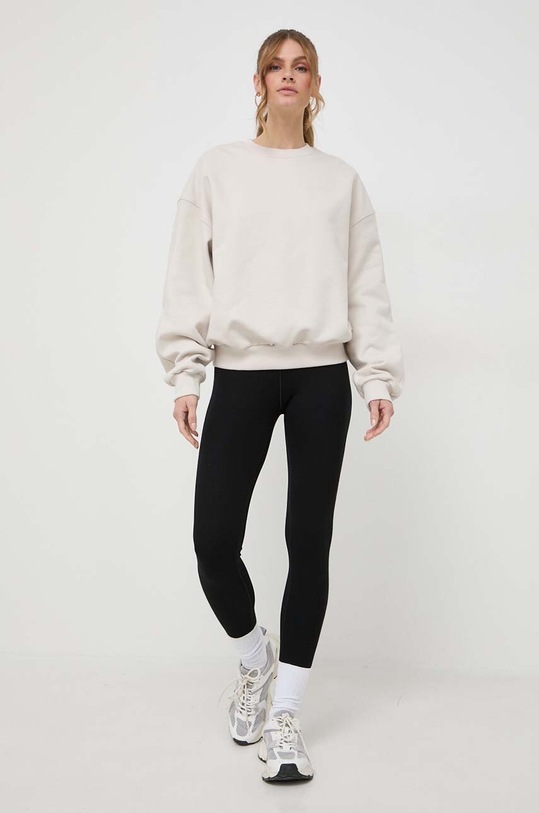 La Mania bluza bawełniana WHY beżowy SS24