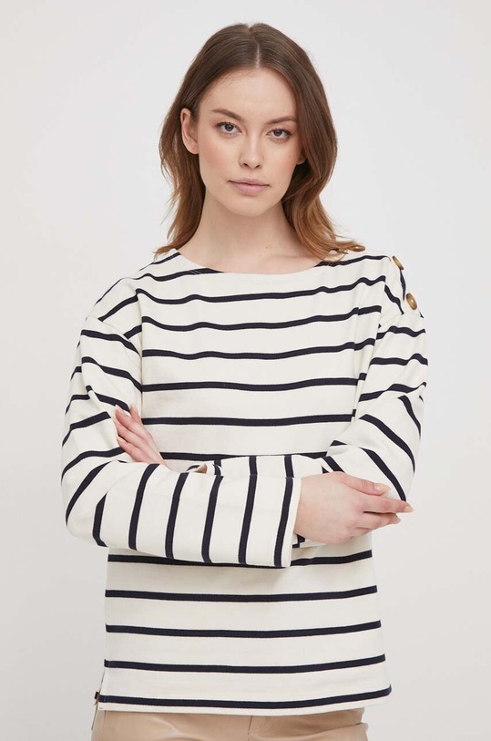 Barbour bluza bawełniana beżowy LOL0601