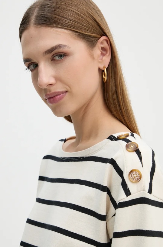 Bavlněná mikina Barbour vícebarevná LOL0601