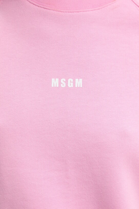 Хлопковая кофта MSGM 2000MDM503.200000 розовый