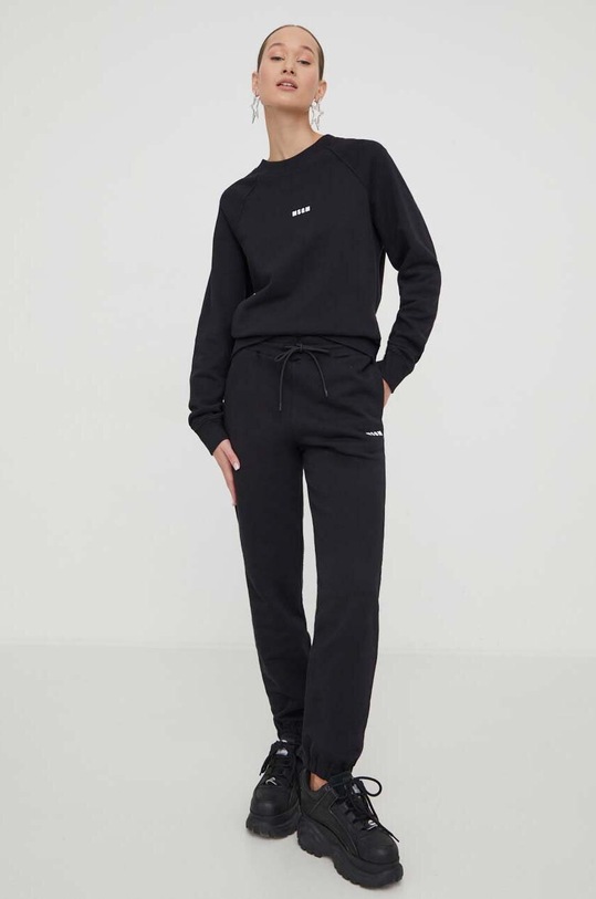 MSGM bluza bawełniana 2000MDM503.200000 czarny AA00