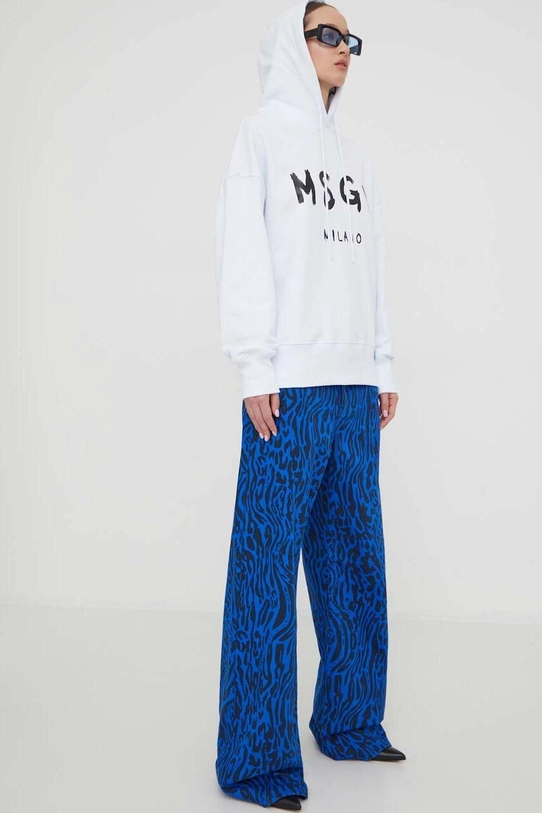 MSGM hanorac de bumbac 2000MDM515.200000 alb SS24