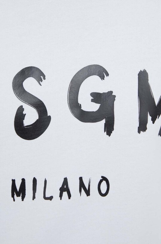 Pamučna dukserica MSGM 2000MDM515.200000 bijela