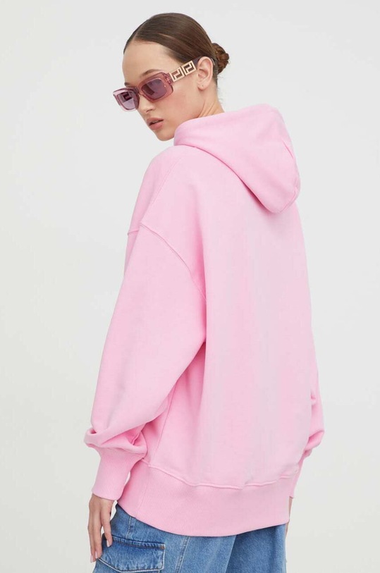 Odzież MSGM bluza bawełniana 2000MDM515.200000 różowy