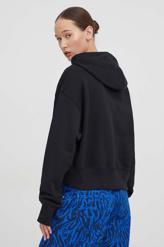 Îmbrăcăminte MSGM hanorac de bumbac 3641MDM136.247000 negru