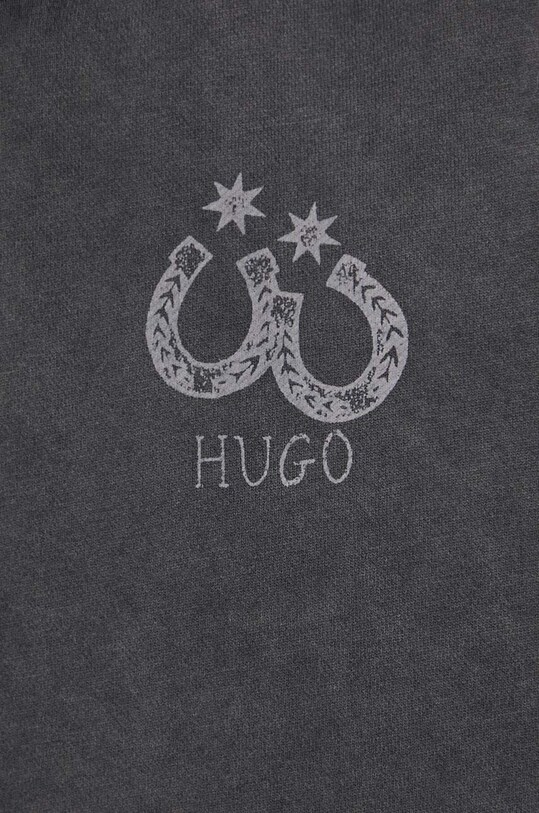 HUGO hanorac de bumbac 50513168 gri