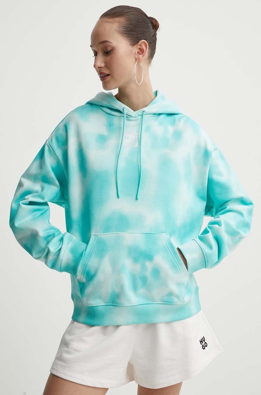 HUGO hanorac de bumbac verde 50514080