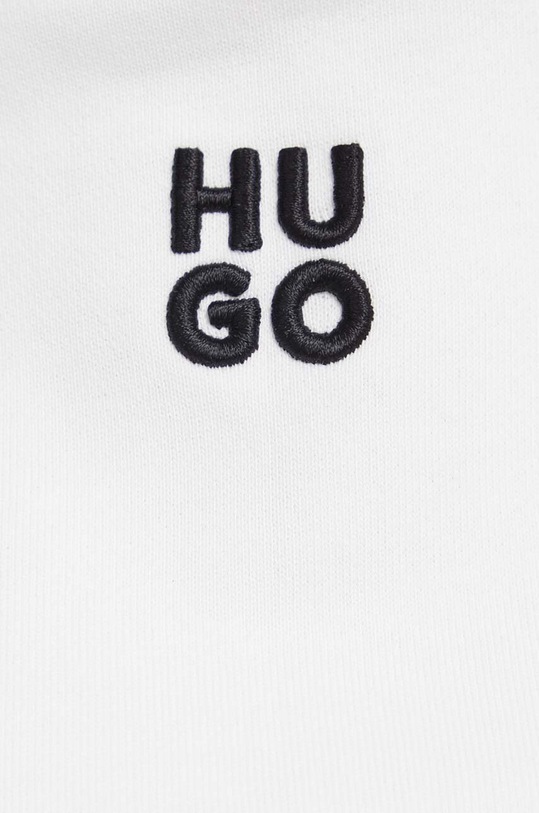 HUGO bluza bawełniana 50522423 biały