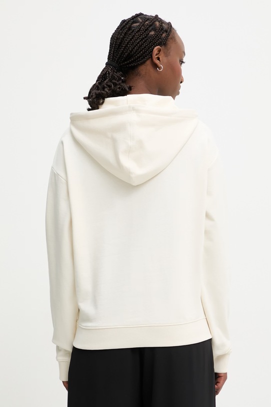 Одежда HUGO кофта с капюшоном для женщин из хлопка Delfinia 50522423 бежевый