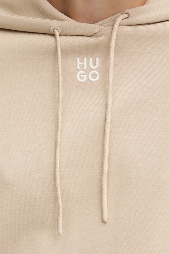 HUGO pamut melegítőfelső bézs 50522423