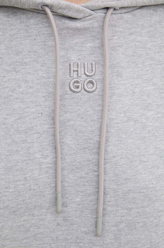 HUGO bluza bawełniana 50522423 szary