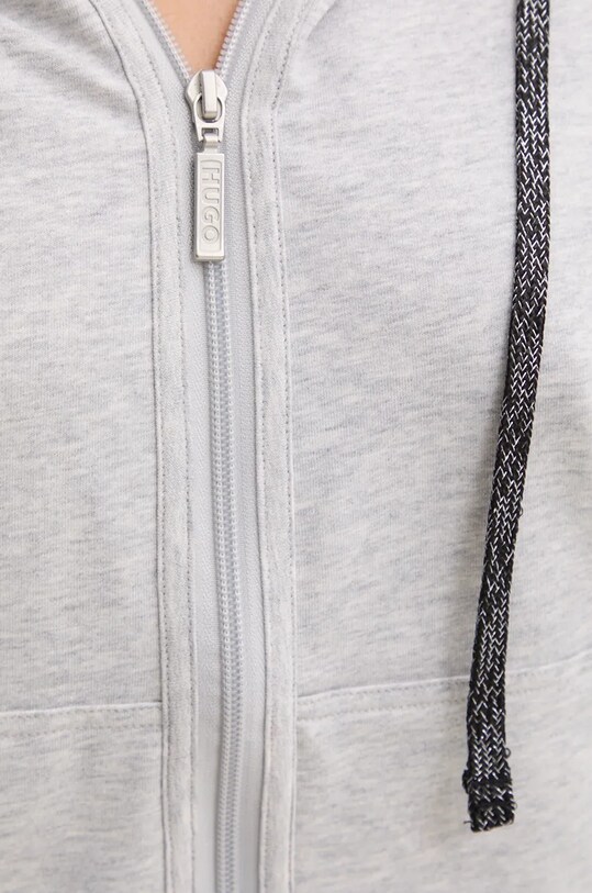 HUGO bluză SPORTY LOGO_JACKET 50520504 gri