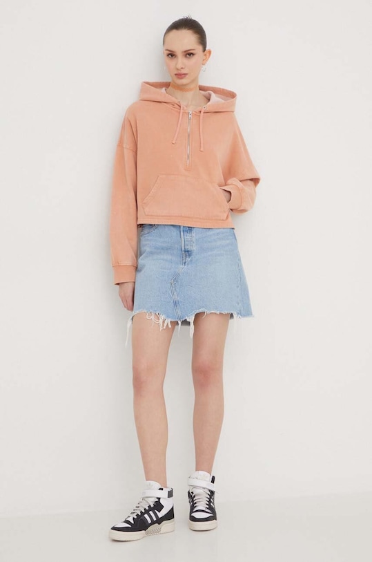 Μπλούζα Roxy ZNE ARJFT04236 πορτοκαλί SS24