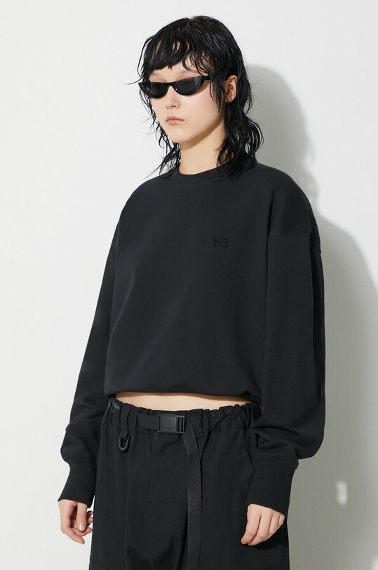 Odzież Y-3 bluza French Terry Crew Sweat IV5567 czarny