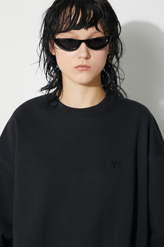 Y-3 bluza French Terry Crew Sweat czarny IV5567