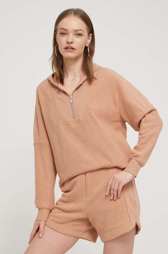 UGG bluza z kapturem beżowy 1152781